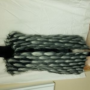 Faux fur vest